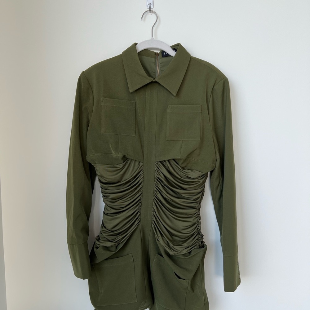 Army green Lioness dress